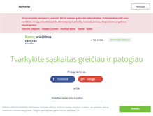 Tablet Screenshot of npc.lt