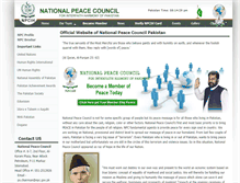 Tablet Screenshot of npc.gov.pk